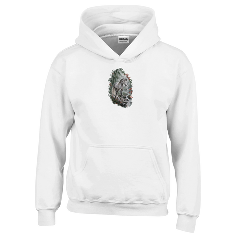 Grauschimmel im Bambuswald – Kinder-Hoodie