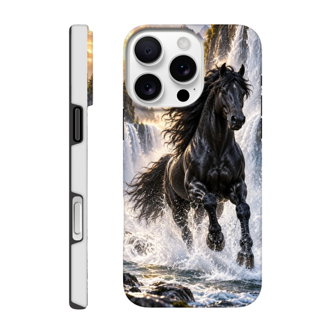 Rappe vor dem Wasserfall – Hartschale iPhone