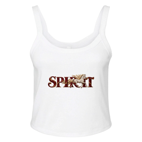 Spirit – Schimmel in Weinrot – Ripp-Tank-Top