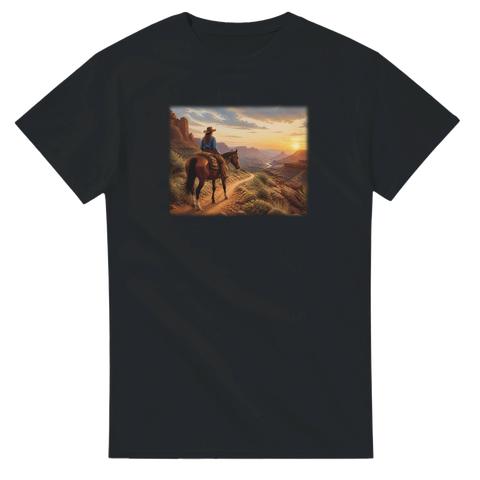 Canyonritt im Sonnenuntergang – T-Shirt