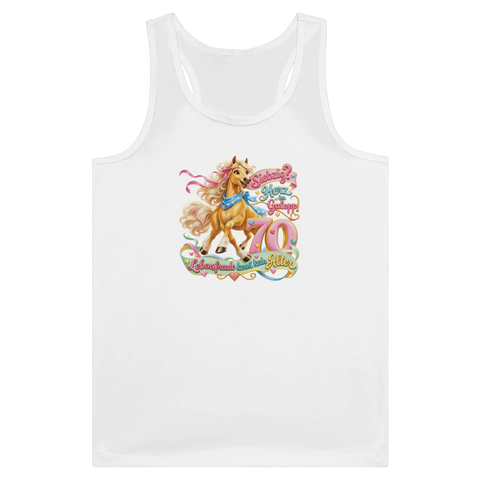 Siebzig? Herz im Galopp! – Tank-Top