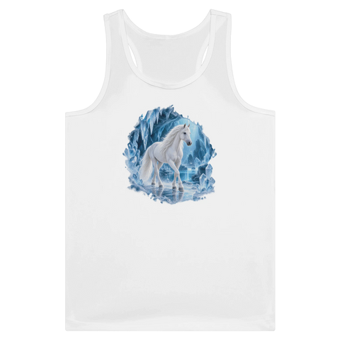 Weiße Stute in der Kristall-Eishöhle – Tank-Top
