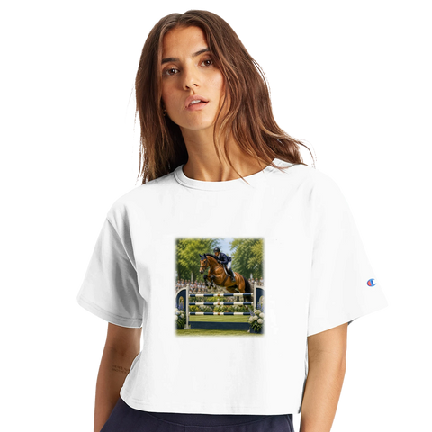 Oxer im Sommergrün – Crop-Top