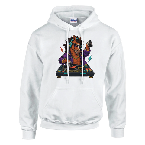 DJ-Pferd am Plattenspieler – Hoodie