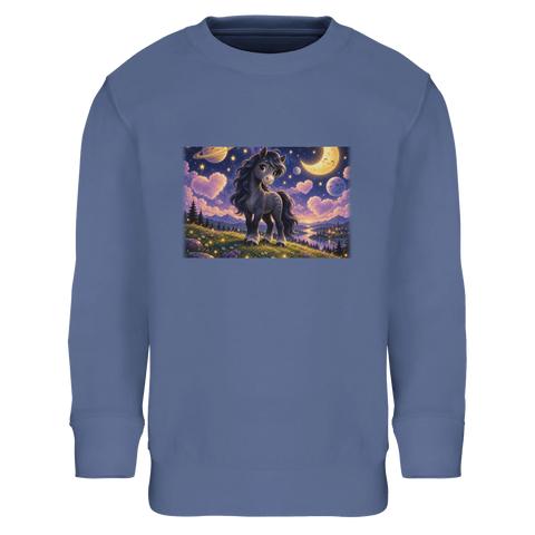 Traumpony unter dem Sternenhimmel – Kinder-Pullover