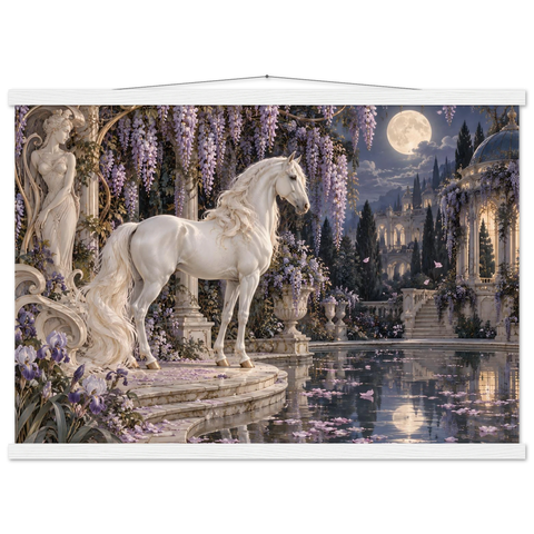 Schimmel im Glyzinienpalast – Poster mit Leisten 50×70 cm