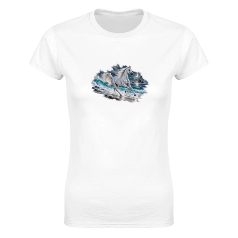 Araber am Mondstrand – Damen-T-Shirt
