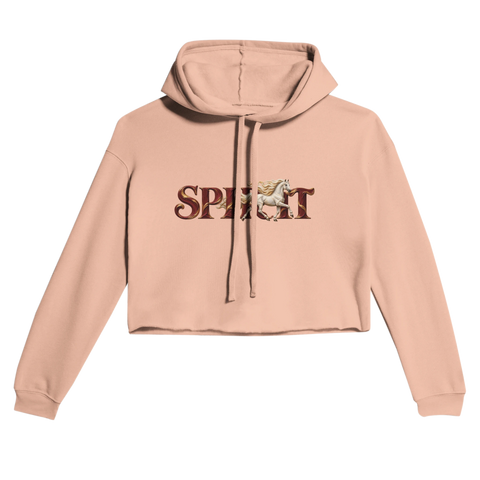 Spirit – Schimmel in Weinrot – Cropped Hoodie