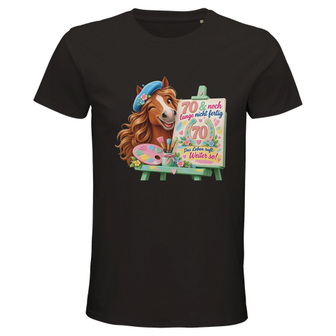 70 und noch lange nicht fertig – Bio-T-Shirt Herren