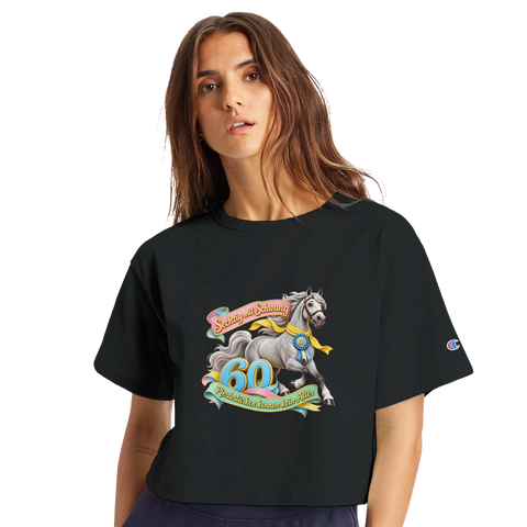 Sechzig mit Schwung – Crop-Top