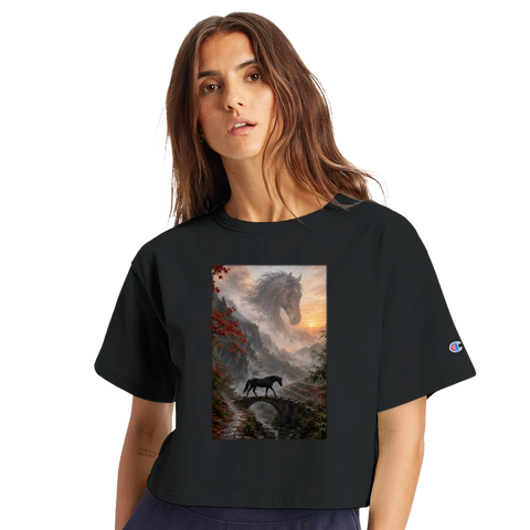Nebelbrücke im Bergmorgen – Crop-Top
