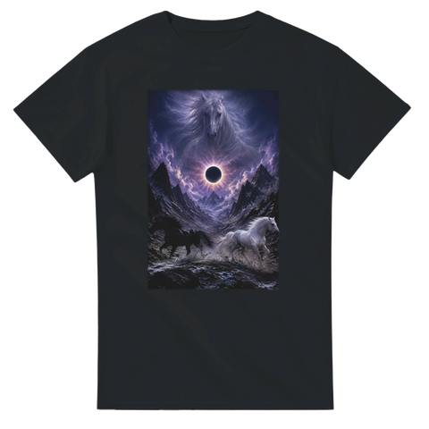 Sonnenfinsternis am Bergpass – T-Shirt