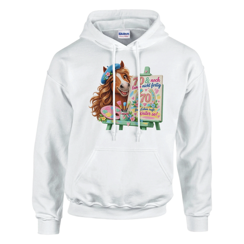 70 und noch lange nicht fertig – Hoodie