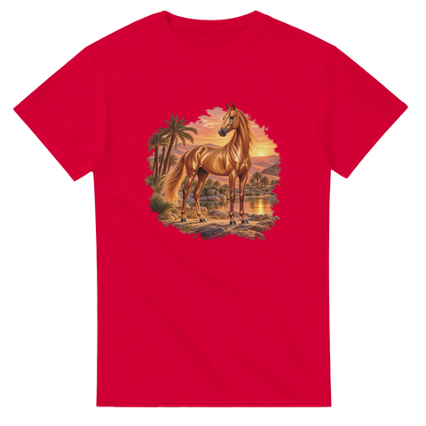 Akhal-Teke an der Wüstenoase – T-Shirt