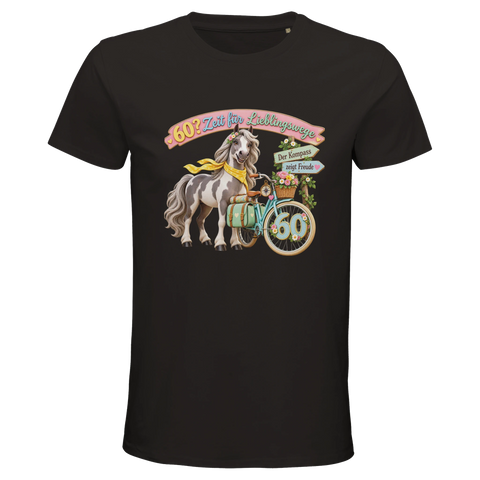 60? Zeit für Lieblingswege – Bio-T-Shirt Herren