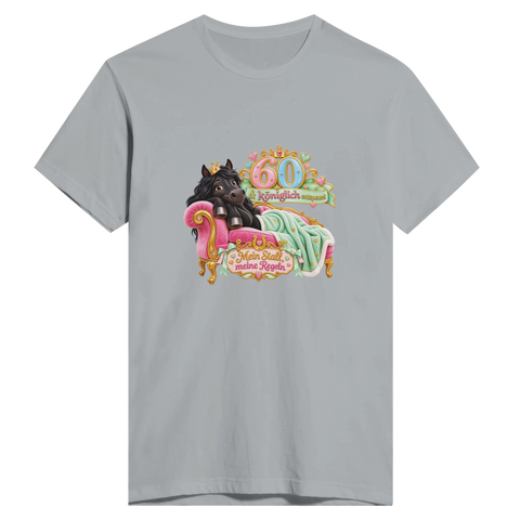 60 und königlich entspannt – Herren-T-Shirt