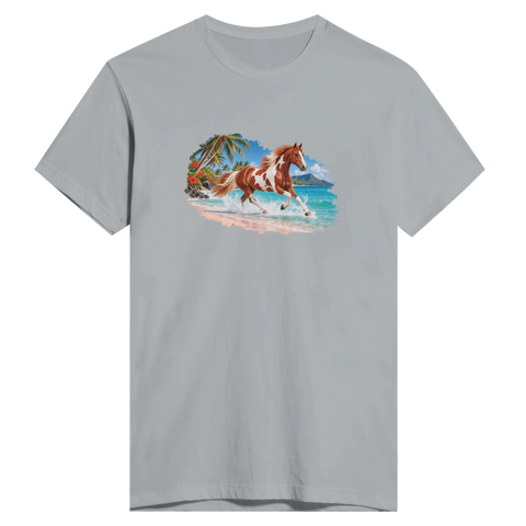 Pinto im türkisen Wasser – Herren-T-Shirt