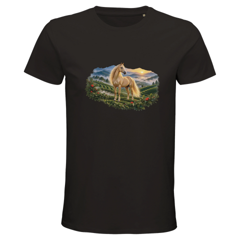 Goldstute auf der Teeplantage – Bio-T-Shirt Herren