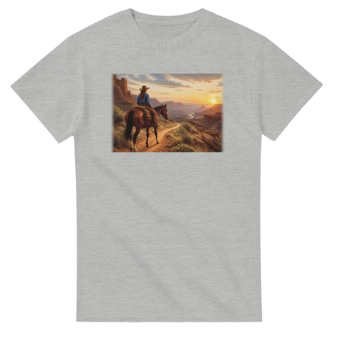 Canyonritt im Sonnenuntergang – T-Shirt