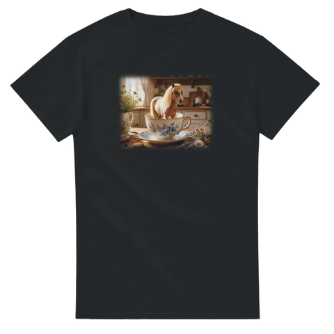 Pony in der Teetasse – T-Shirt