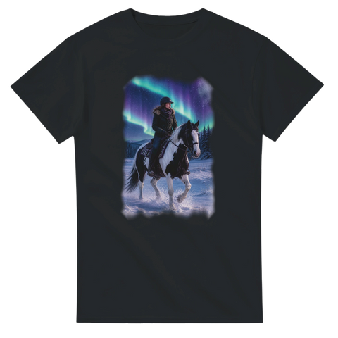 Reiterin unter dem Nordlicht – T-Shirt