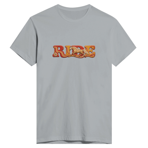Ride – Palomino im Retro-Rot – Herren-T-Shirt