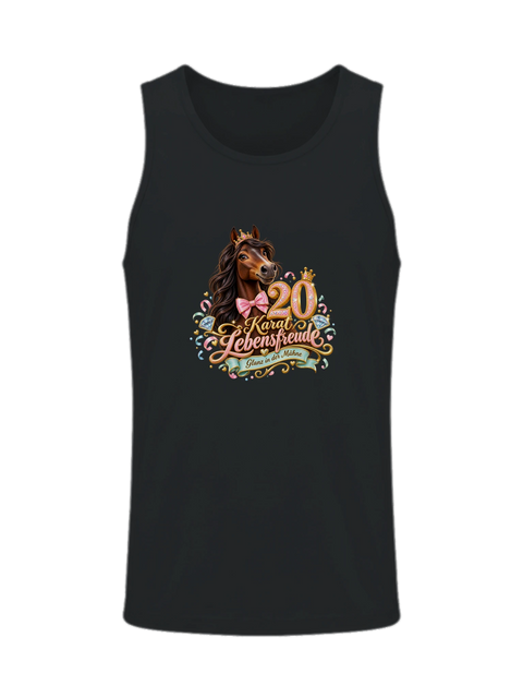 20 Karat Lebensfreude – Herren-Tank-Top