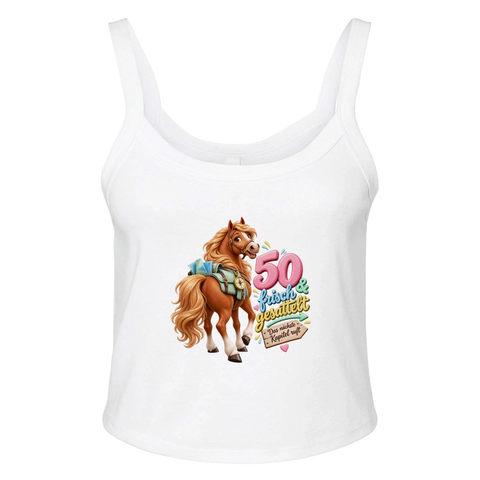 50 und frisch gesattelt – Ripp-Tank-Top