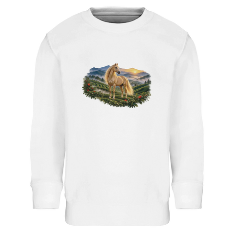 Goldstute auf der Teeplantage – Kinder-Pullover
