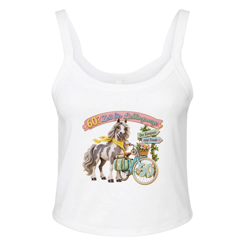 60? Zeit für Lieblingswege – Ripp-Tank-Top