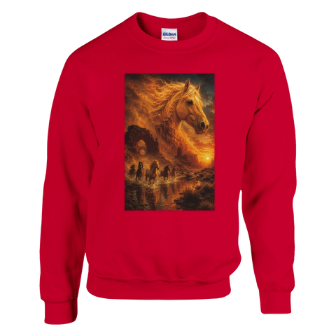 Canyonfluss der Mustangs – Pullover