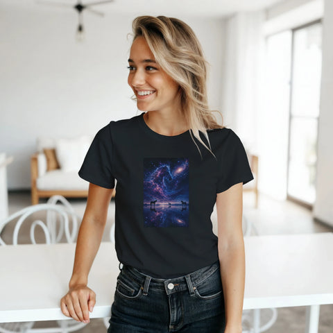 Galaxie auf dem Salzsee – Damen-T-Shirt