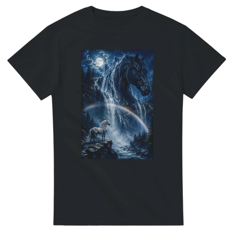 Mondbogen am Wasserfall – T-Shirt