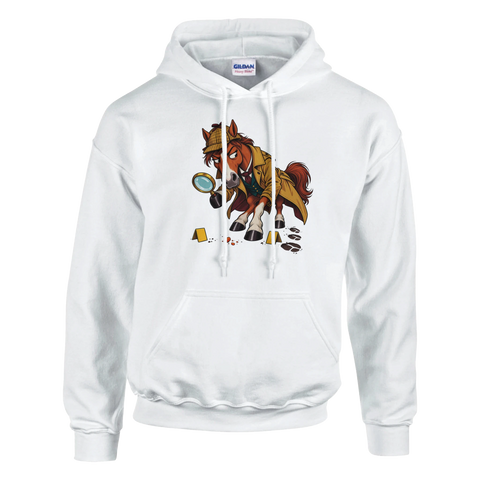 Detektiv-Pferd mit Lupe – Hoodie