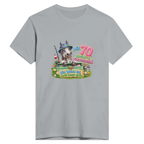 Mit 70 bleibt's spannend – Herren-T-Shirt