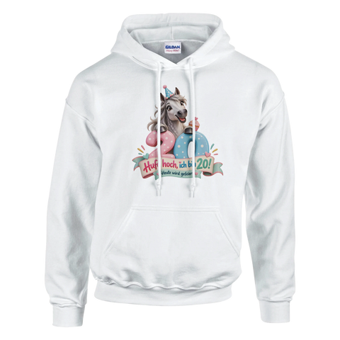 Hufe hoch, ich bin 20! – Hoodie