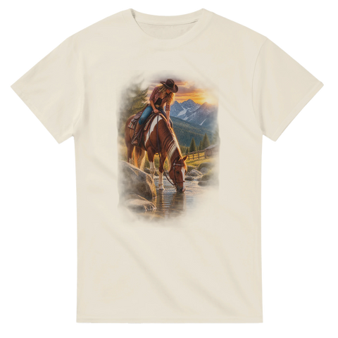 Rast am Bergbach – T-Shirt
