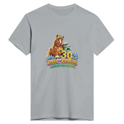 Dreißig mit Pferdestärken – Herren-T-Shirt
