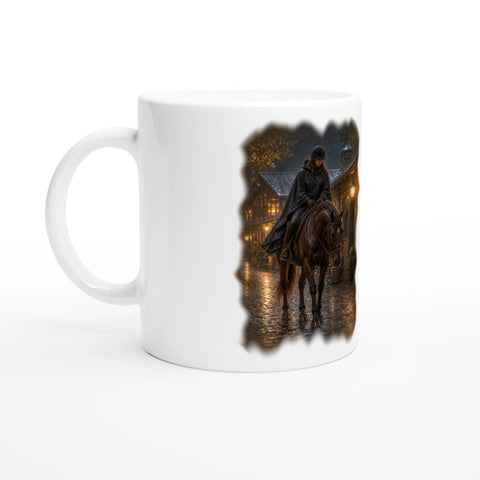 Regenabend am Stall – Tasse