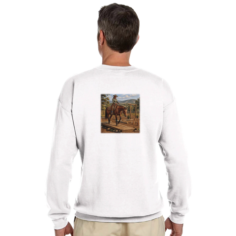Trailreiten auf der Ranch – Pullover mit Rückendruck