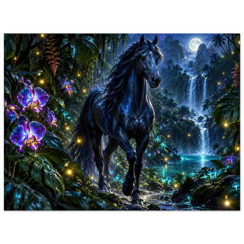 Rappe im Orchideendschungel – Forex-Bild 60×80 cm