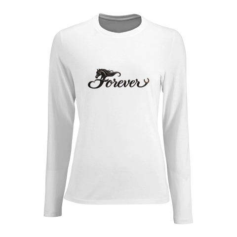 Forever – Rappe und Hufeisen – Damen-Langarmshirt
