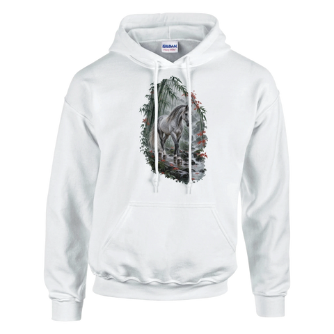Grauschimmel im Bambuswald – Hoodie