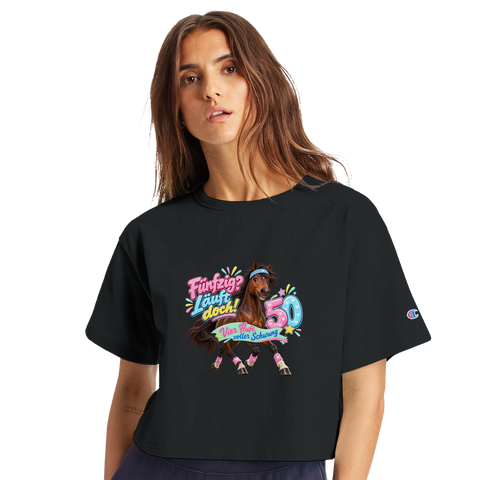 Fünfzig? Läuft doch! – Crop-Top