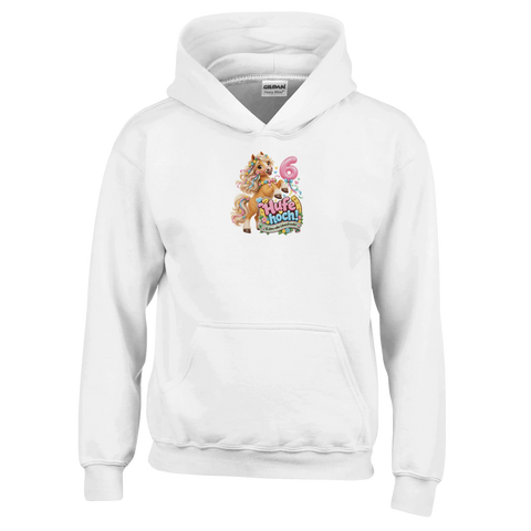 Hufe hoch! (6 Jahre) – Kinder-Hoodie
