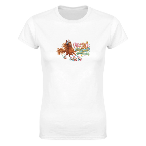 Mit 20 läuft's rund! – Damen-T-Shirt