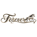 Motiv: Forever – Schimmel im Trab – Hoodie mit Rückendruck – KI-gestaltetes Pferdemotiv