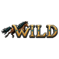 Motiv: Wild – Brauner in Gold – Hoodie mit Rückendruck – KI-gestaltetes Pferdemotiv