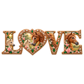 Motiv: Love – Stute und Fohlen in Rosé – Hoodie mit Rückendruck – KI-gestaltetes Pferdemotiv