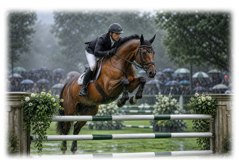 Sprung im Regen – Pullover